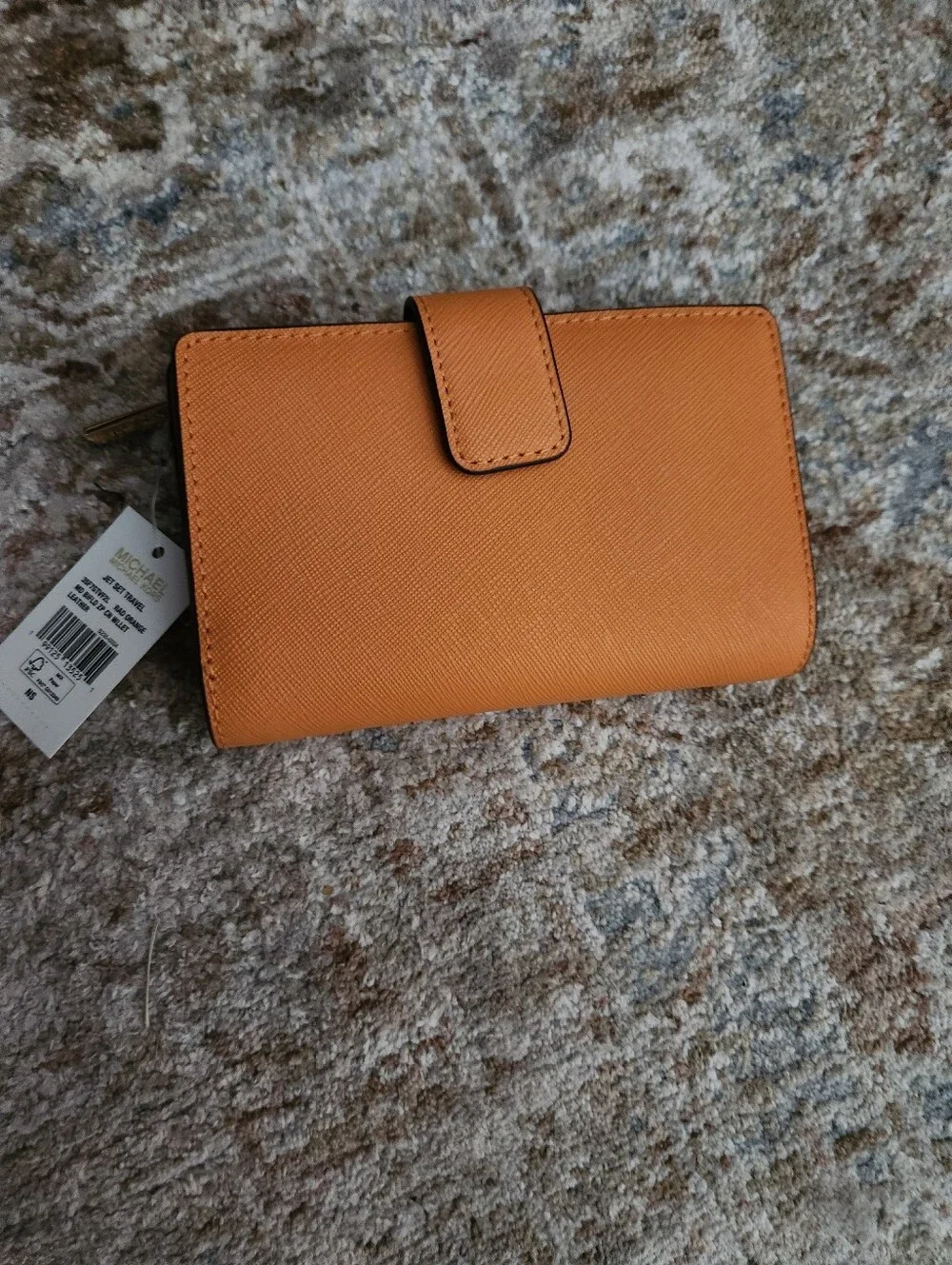 Michael Kors Orange Bifold Wallet
